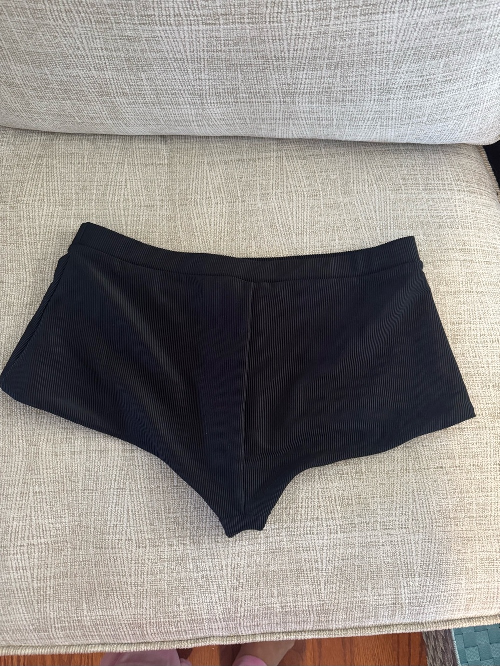 Beach Riot Black Ribbed Low Rise Bikini Bottom - Picture 5 of 9